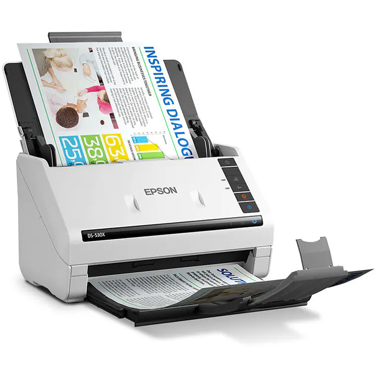 Escaner Epson DS-530X | Dúplex Color 600 dpi 45 ppm 100 Hojas USB 3.2 3