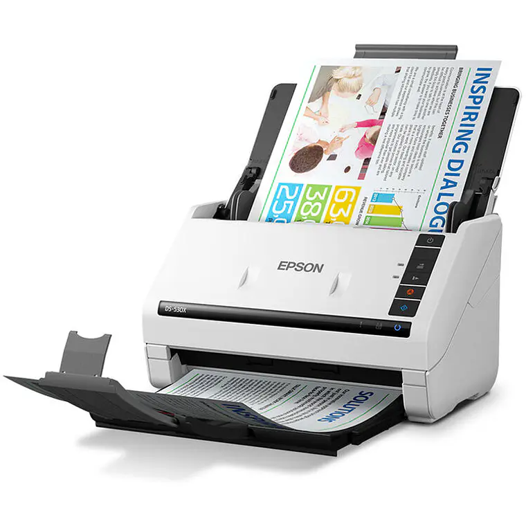 Escaner Epson DS-530X | Dúplex Color 600 dpi 45 ppm 100 Hojas USB 3.2 1