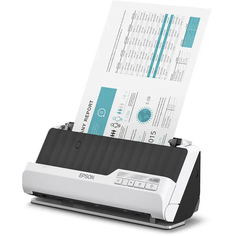 Escaner Epson WorkForce DS-C490 | Dúplex Color 600 dpi 40 ppm Compacto 1