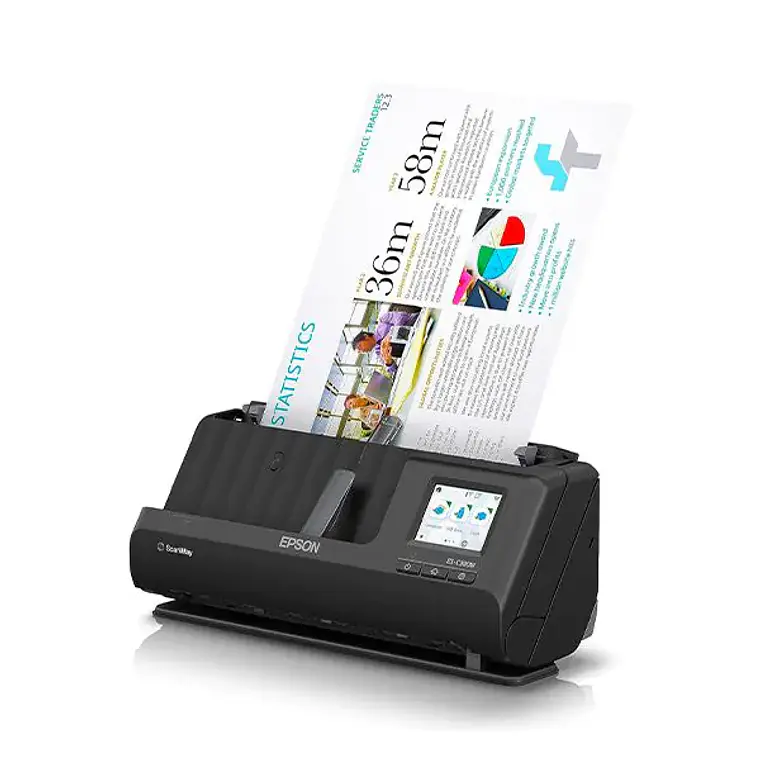 Escaner Epson WorkForce ES-C380W | Dúplex Color 600 dpi 30 ppm Compacto Wi-Fi Touch  1
