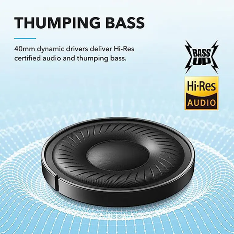 Audífonos Inalámbricos Soundcore Q20i Bluetooth ANC Azul 5