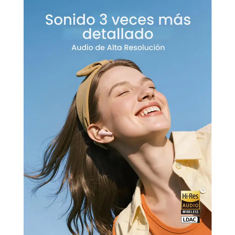 Audífonos Inalámbricos Soundcore P31i Bluetooth ANC Adaptativa Rosa 5
