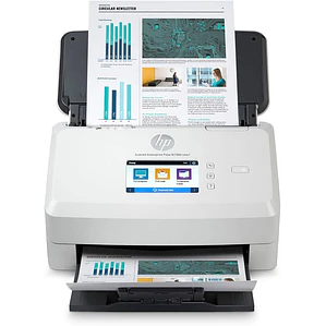 Escaner HP ScanJet Enterprise Flow N7000 | Dúplex Color 600 dpi 75 ppm ADF 80 Hojas USB 3.0 Ethernet Wi-Fi Touch