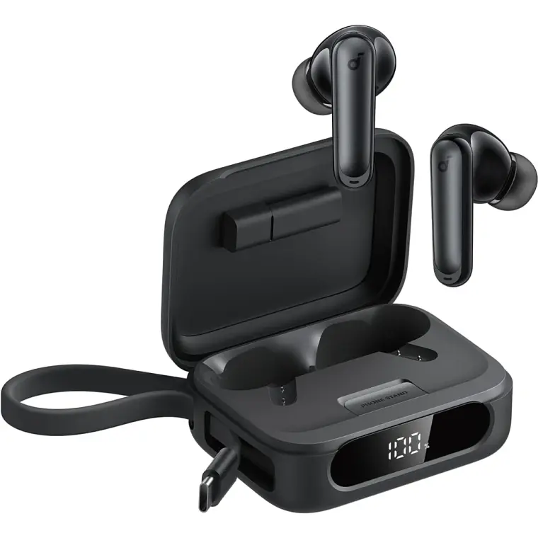 Audífonos Inalámbricos Soundcore P41i Bluetooth ANC Adaptativa Power Bank Negro 1