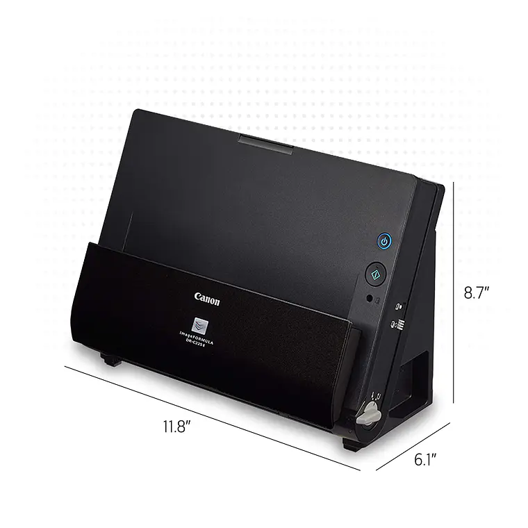 Escaner Canon ImageFORMULA DR-C225 II | Dúplex Color 600 dpi 25 ppm ADF J-Path USB 2.0 3
