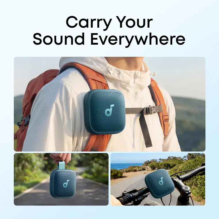 Parlante Portátil Bluetooth Soundcore Boom Go 3i 15W IP68 Azul 5