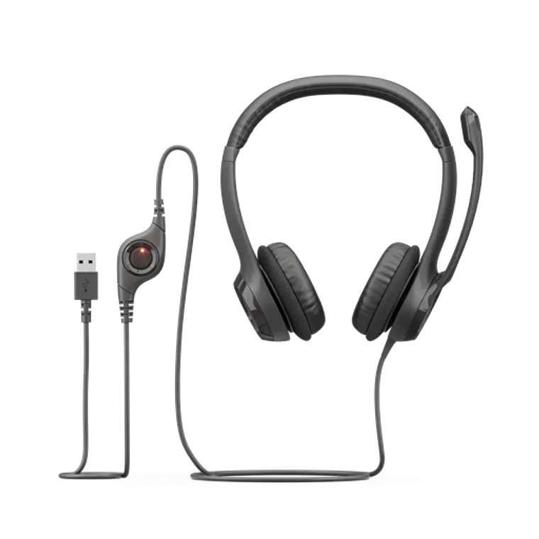 Audífonos Logitech H390 USB-C con Micrófono y Control en Línea 3