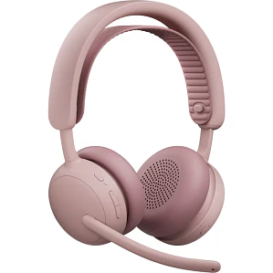 Audífonos Logitech Zone Wireless 2 ES | ANC Híbrida Bluetooth 5.3 48h Batería Rosa