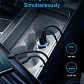 Cargador para Auto Anker 323 52.5W USB-C USB-A ActiveShield 2.0 Negro - Miniatura 2
