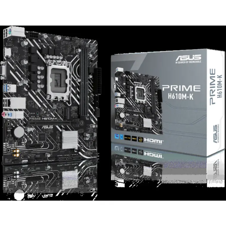 Placa Madre Asus Prime H610M-K DDR5 Intel LGA 1700 Micro-ATX PCIe 4.0 M.2 5