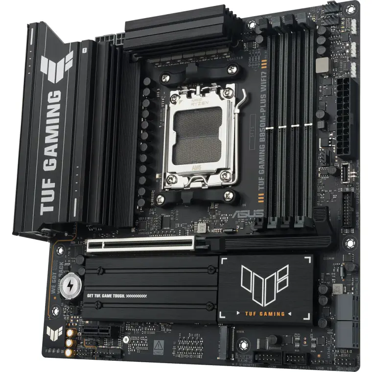 Placa Madre Asus TUF Gaming B850M-PLUS AMD AM5 Micro-ATX DDR5 PCIe 5.0 M.2 3