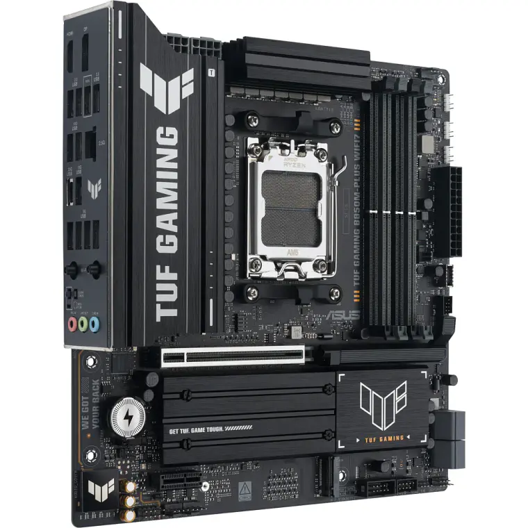 Placa Madre Asus TUF Gaming B850M-PLUS AMD AM5 Micro-ATX DDR5 PCIe 5.0 M.2 1