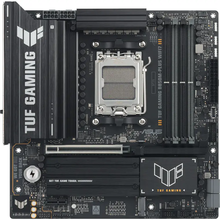 Placa Madre Asus TUF Gaming B850M-PLUS AMD AM5 Micro-ATX DDR5 PCIe 5.0 M.2 2