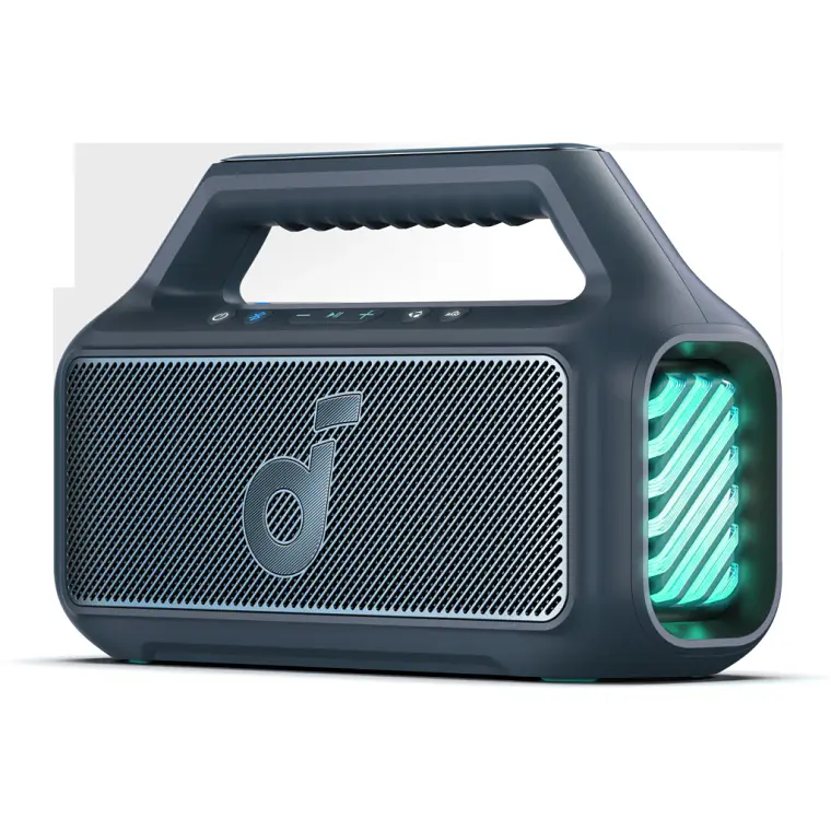 Parlante Portátil Soundcore Boom 2 80W Bluetooth 6.0 IPX7 Power Bank Azul 1