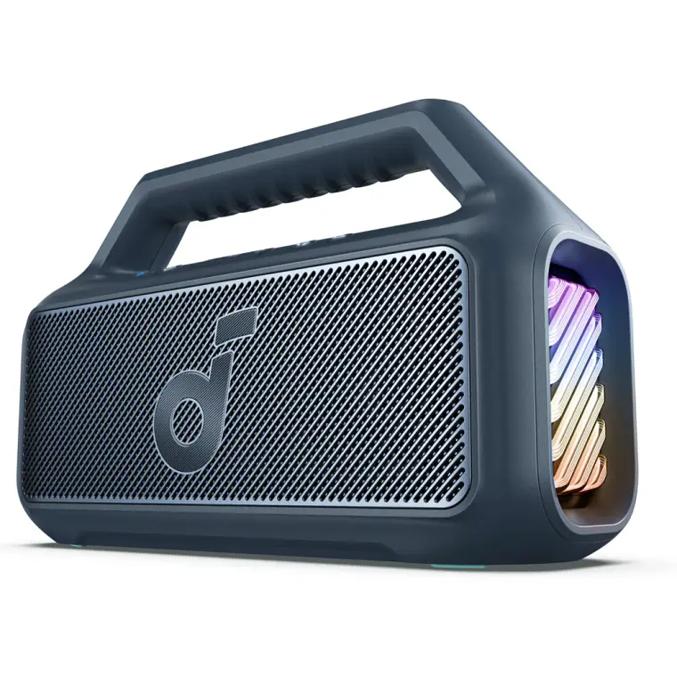 Parlante Portátil Soundcore Boom 2 80W Bluetooth 6.0 IPX7 Power Bank Azul 4