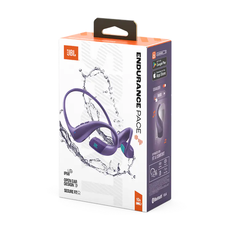 Audífonos Deportivos Open-Ear JBL Endurance Pace Bluetooth IP68 Morado 10