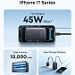 Batería portátil Anker Nano 10000mAh 45W con Cable Retráctil USB-C Negro - Miniatura 3