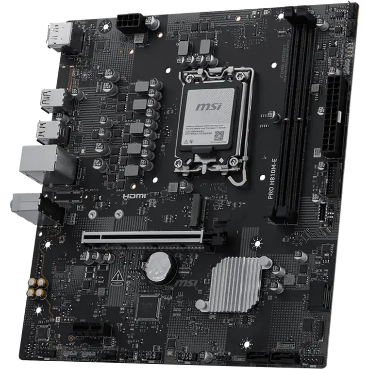 Placa Madre MSI PRO H810M-E mATX LGA1851 DDR5 PCIe 5.0 2