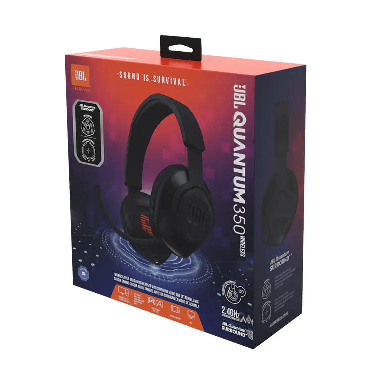 Audífonos Gamer JBL Quantum 350 Inalámbricos 2.4 GHz con Mic 11