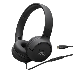 Audífonos JBL Tune 520C USB-C On-Ear con Micrófono Hi-Res Negro