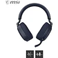 Audífonos Inalámbricos Over-Ear MSI Maestro 500 Wireless ANC Bluetooth 5.4 2.4GHz Azul Marino - Miniatura 2