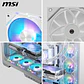 Kit de 3 Ventiladores MSI MPG EZ120 ARGB White 120mm con Hub (306-7G24F04-809) - Miniatura 3