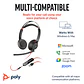 Audífonos Poly Blackwire 5220 Estéreo USB-C y 3,5 mm con Micrófono - Miniatura 2