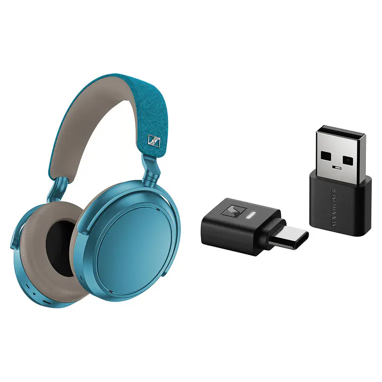 Audífonos Sennheiser Momentum 4 Wireless ANC Verde Azulado 4
