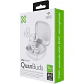 Audífonos Inalámbricos Klip Xtreme QuanBuds TWS Bluetooth 6.0 ENC IPX4 Blanco  - Miniatura 3