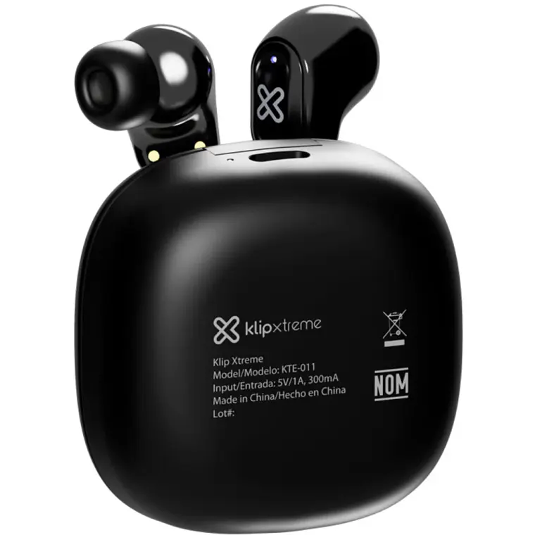 Audífonos Inalámbricos Klip Xtreme QuanBuds TWS Bluetooth 6.0 ENC IPX4 Negro 4