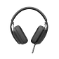 Audífonos Logitech Zone Vibe Wireless UC | Bluetooth Receptor USB-C 20h Batería Grafito - Miniatura 2