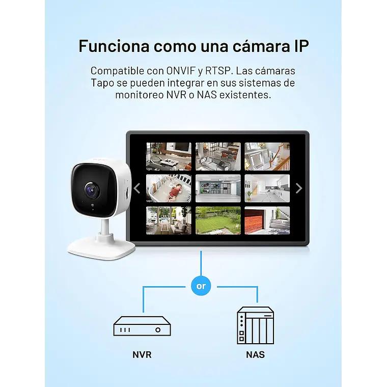 Cámara de Vigilancia 3MP IP Wi-Fi TP-Link Tapo C110 Visión Nocturna 6
