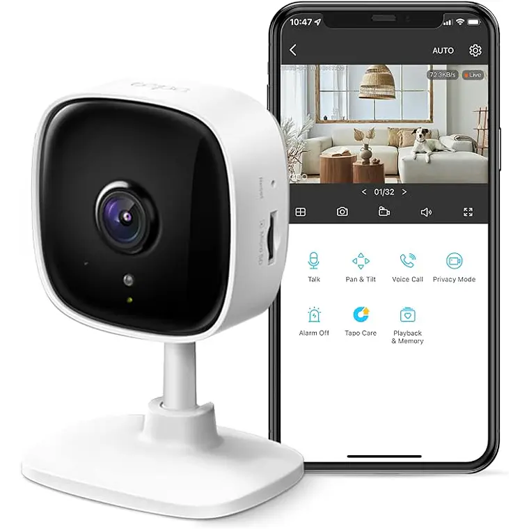 Cámara de Vigilancia 3MP IP Wi-Fi TP-Link Tapo C110 Visión Nocturna 2