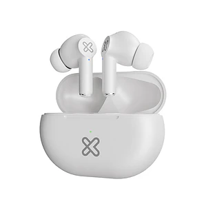 Audífonos Klip Xtreme Buds-Fi KTE-015 | TWS Bluetooth 5.4 17h Micrófono ENC Táctil Blanco