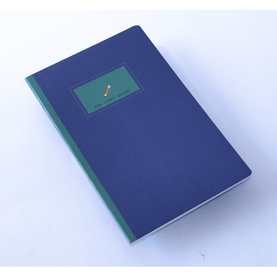 Cuaderno 20,5x13,5 Our Story  etiqueta verde
