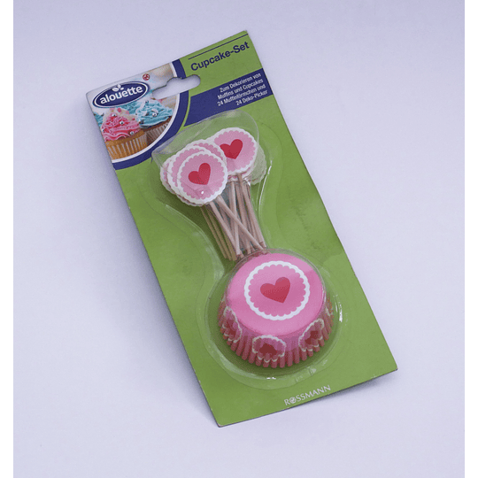 Cupcake Set Corazón