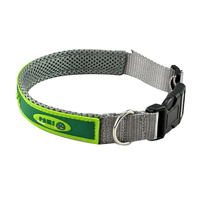 Collar Para Mascota Crazy Paws Patitas Verde DPETC007-GN