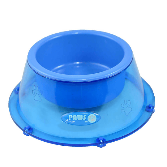 Plato Bowl Cuenco para Mascota L 600ml Azul