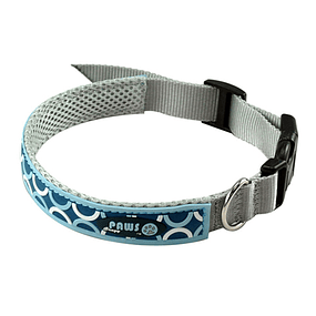 Collar Para Mascota Crazy Paws Pop Azul  DPETC012-POP-BL