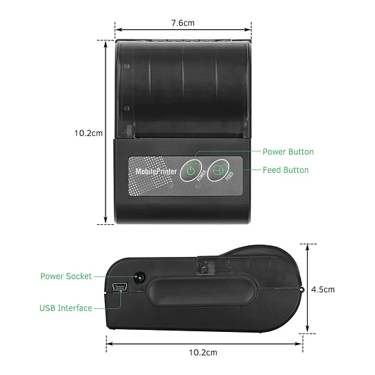 Impresora de boletas Bluetooth