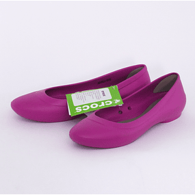 Zapatos Lina Flat W /39-40 Fucsia Crocs