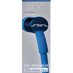 Audífono Jax Sol Republic EP1111BL  PARA IPHONE
