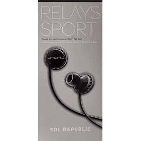 Audífono Relays Sport Sol Republic EP1152BK