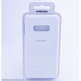 Carcasa de Silicona Samsung Galaxy S10e blanca