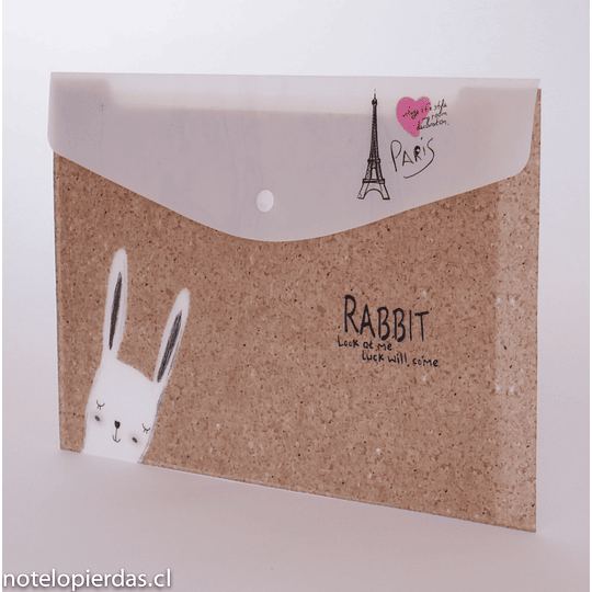 Carpeta plástica 33,5x23 Rabbit