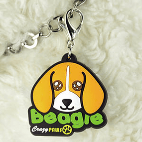 colante Mascota Crazy Paws PVC Beagle