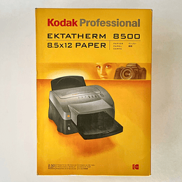 Papel Carta Kodak Ektatherm 8500  8.5x12/2x50
