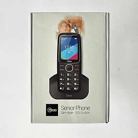 celular tercera edad mlab Senior Phone Slim Style - SOS button 8072 Blue