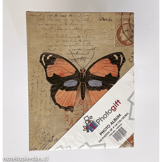 Album de Fotos 100-10x15cm mariposa