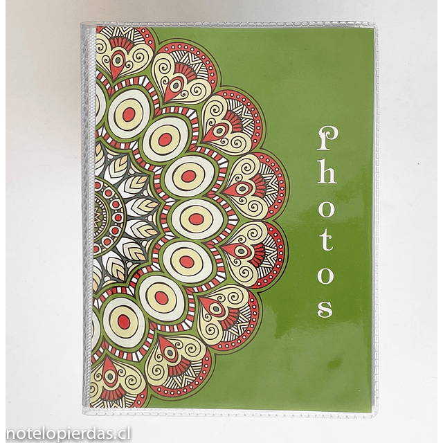 Album de Fotos libreta 36f 13x18cm Mandala verde